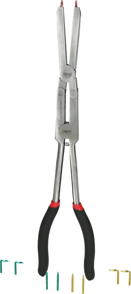 Pince circlips à pointes interchangeables et mécanisme double force