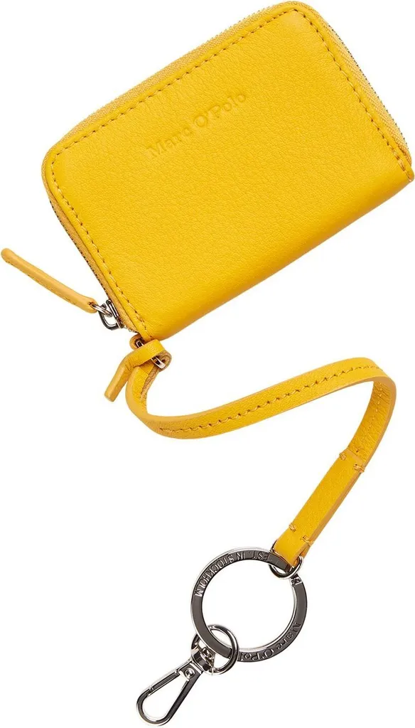 Portefeuille zippé en cuir Marc O'Polo Melissa Morning Sun pour femme