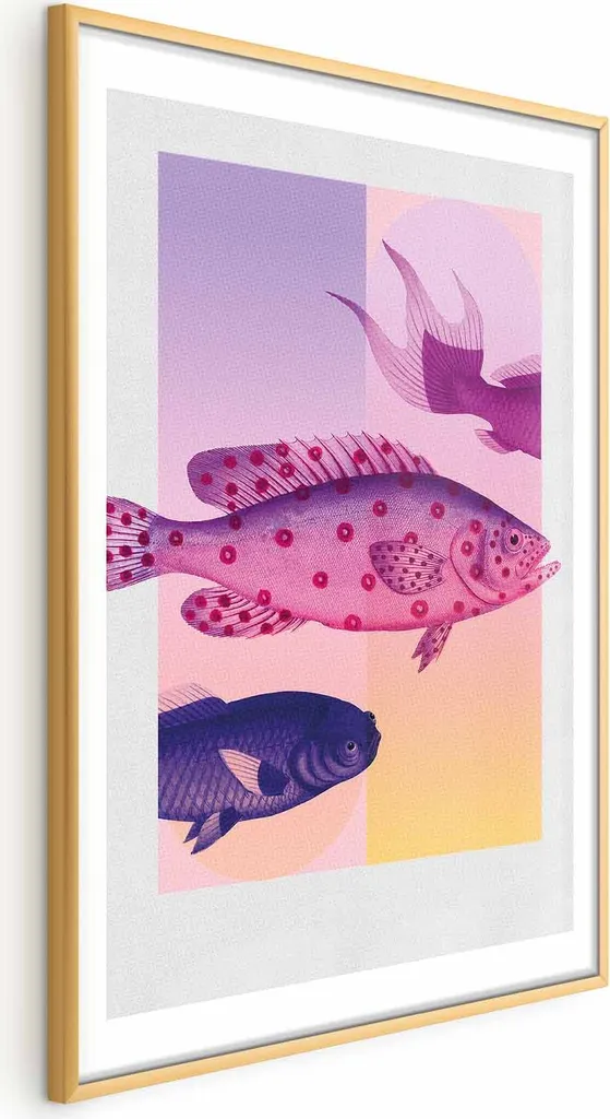 Poster Artistico Pesce Fantastico 60x90 cm - Decorazione Wall Art
