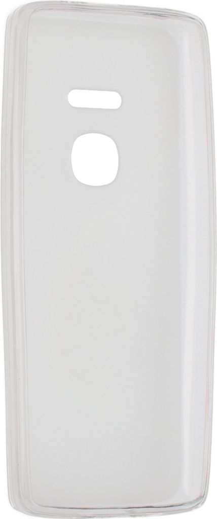 A transparent phone case shown from the back.