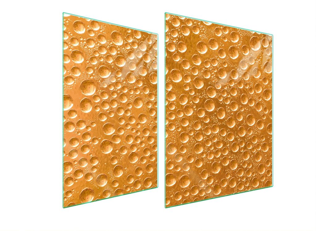 Glasschutzplatte Für Herd 70X52 Drops