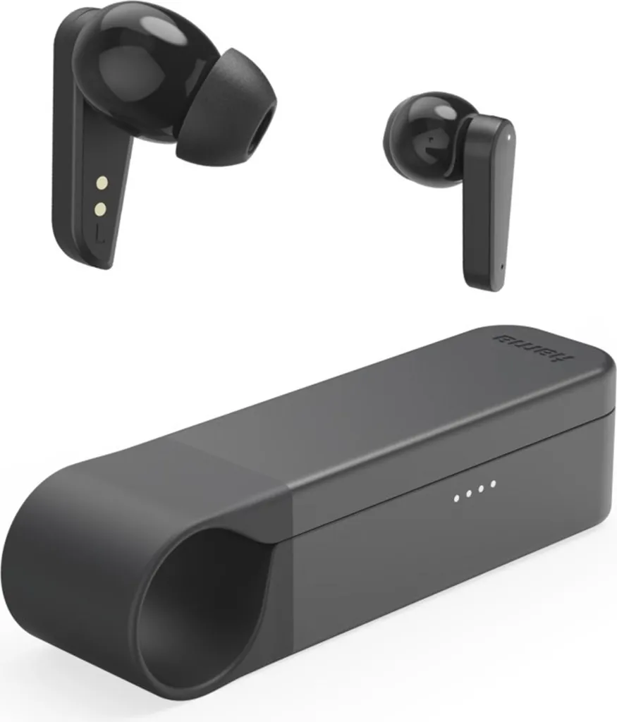 Écouteurs sans fil Bluetooth Spirit Pocket II avec boîtier de charge Noir
