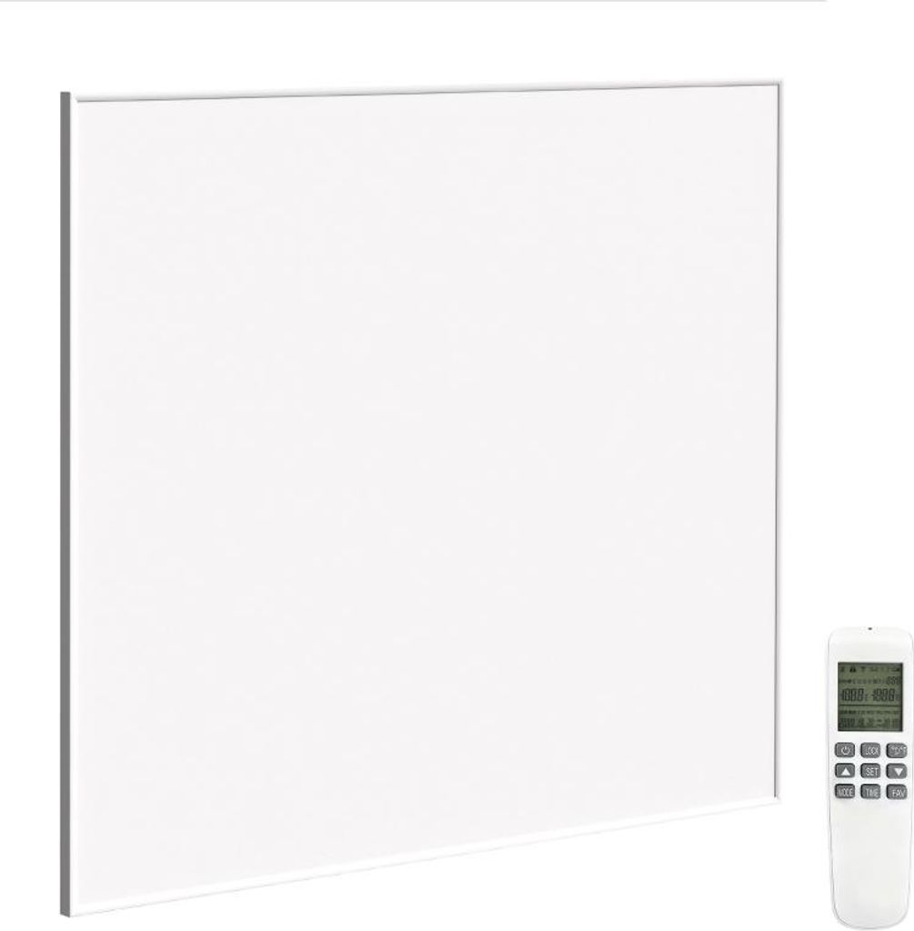 Fortuna Lai Elektrischer Heizer, Wandmontage, Infrarot-Heizung, energiesparend, Thermostat, Timer, Fernbedienung, Überhitzungsschutz