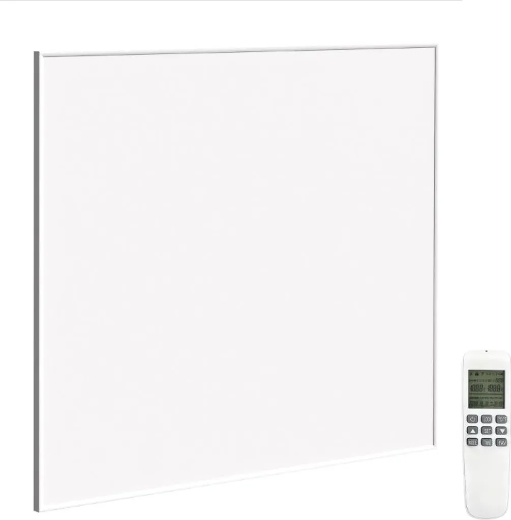 Fortuna Lai Radiateur électrique mural infrarouge avec thermostat et minuterie