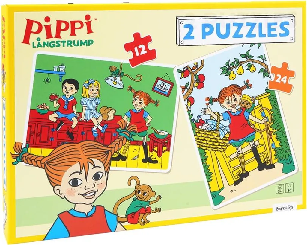 Barbo Toys Pipepi 8624 : Set de 2 puzzles éducatifs pour les enfants