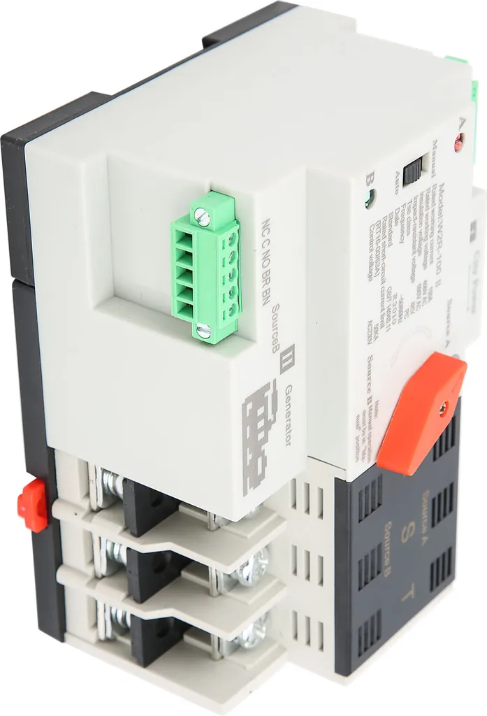 Commutateur de transfert automatique 100A triphasé pour secours