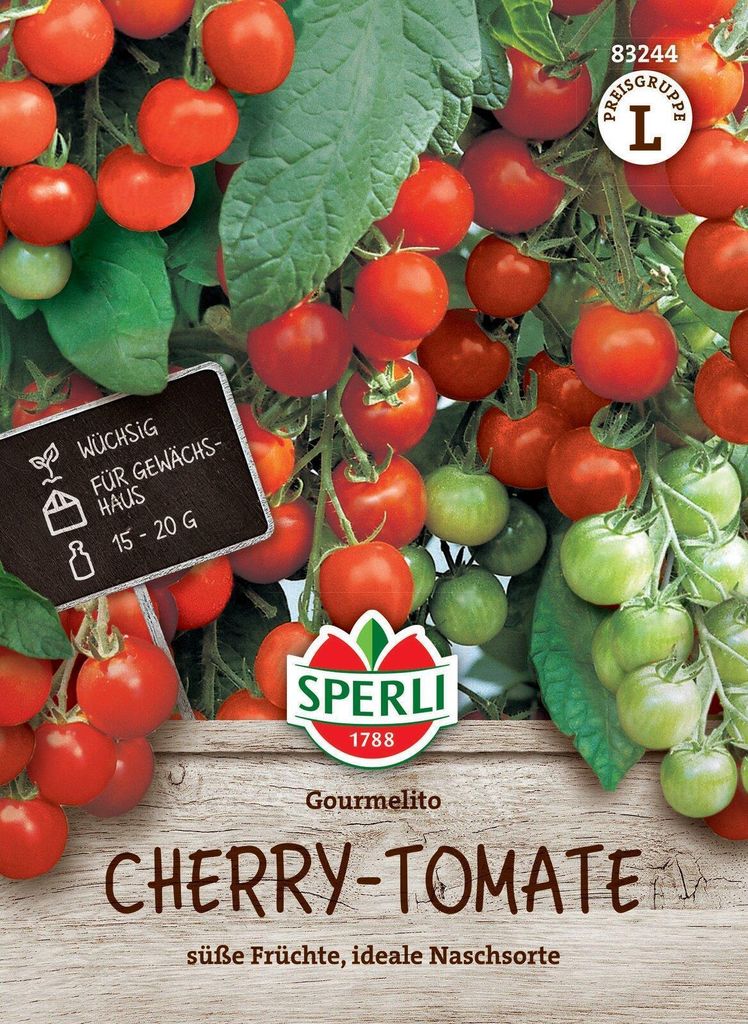 SPERLI Tomatensamen Gourmelito F1 Solanum lycopersicum 6 Pflanzen