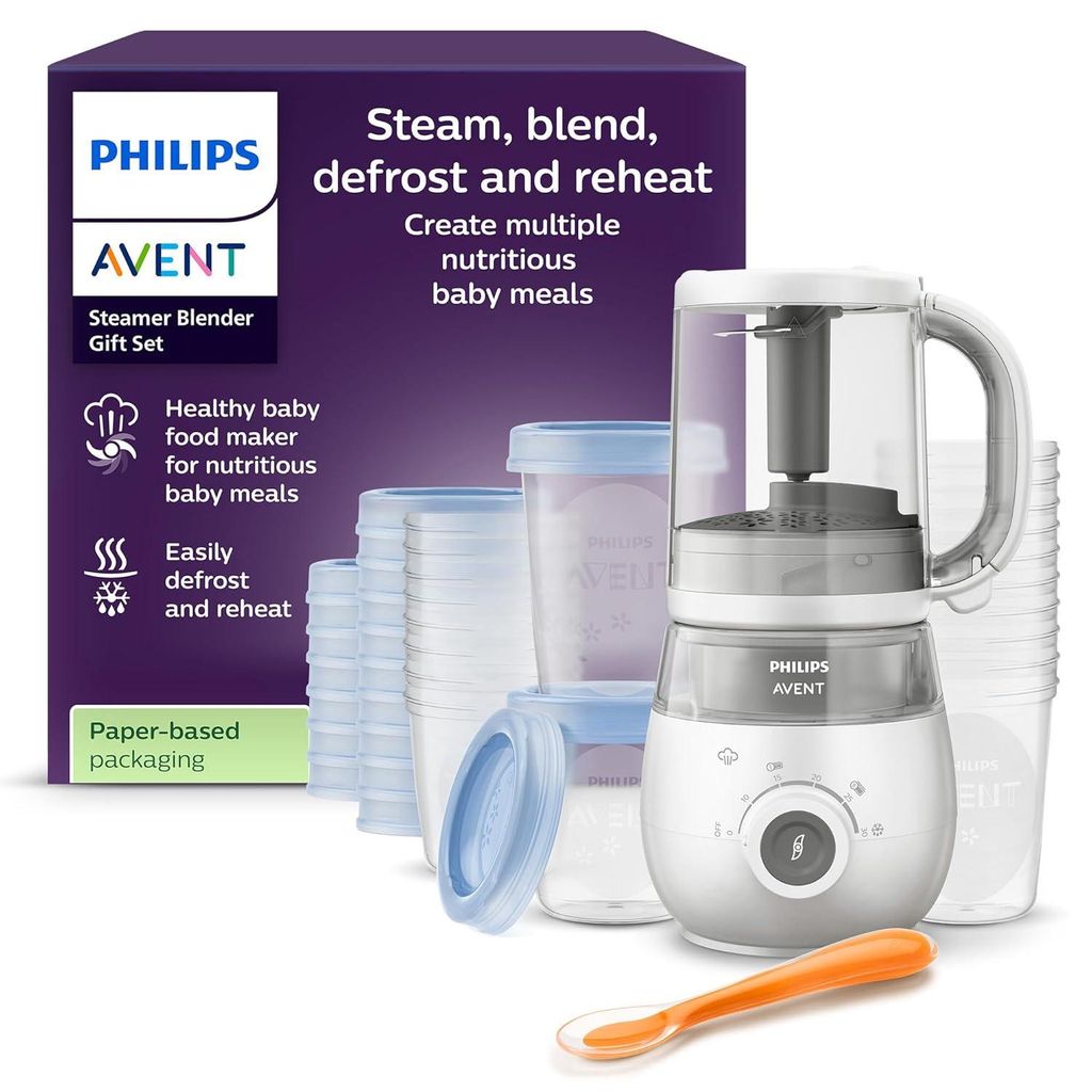 Philips AVENT SCF883/20 Parowar i blender — zestaw Zdjęcie produktu 