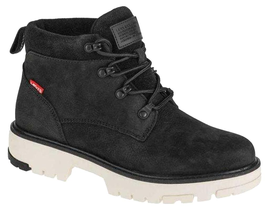 Levis - "Solvi" Stiefeletten für Damen, Nubukleder PP8410 (36 EU) (Schwarz)