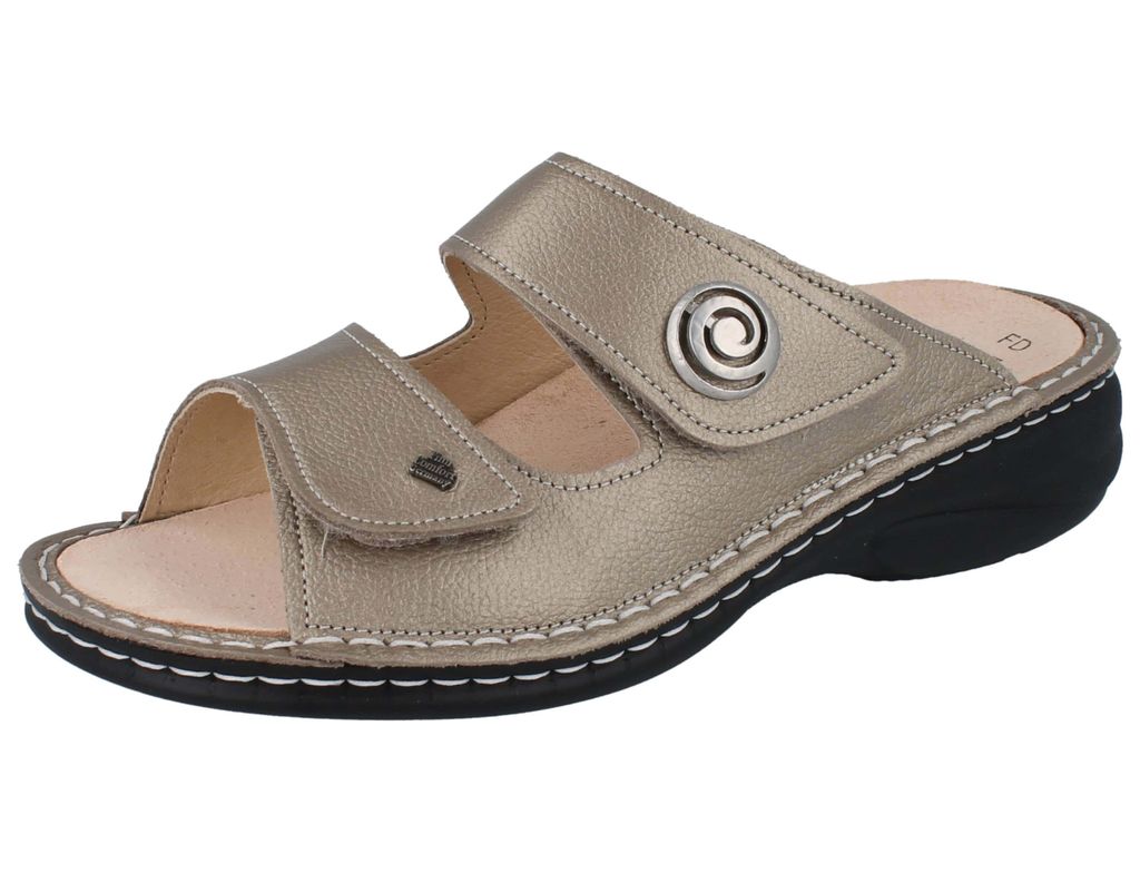 Finn Comfort Komfort Pantoletten Damen 31383138383734 Gold Produktbild 14