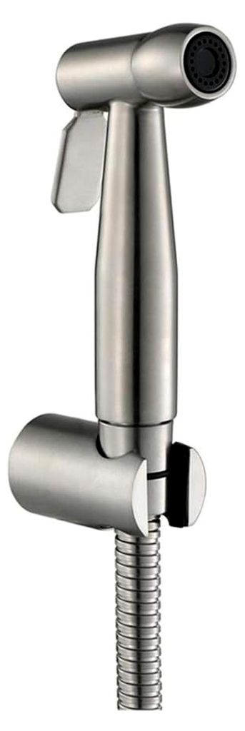 Hand-Bidet-Dusch-Bidet-Spray, Toiletten-Hochdruck-Sprühgerät aus Edelstahl 304, Nickel gebürstet