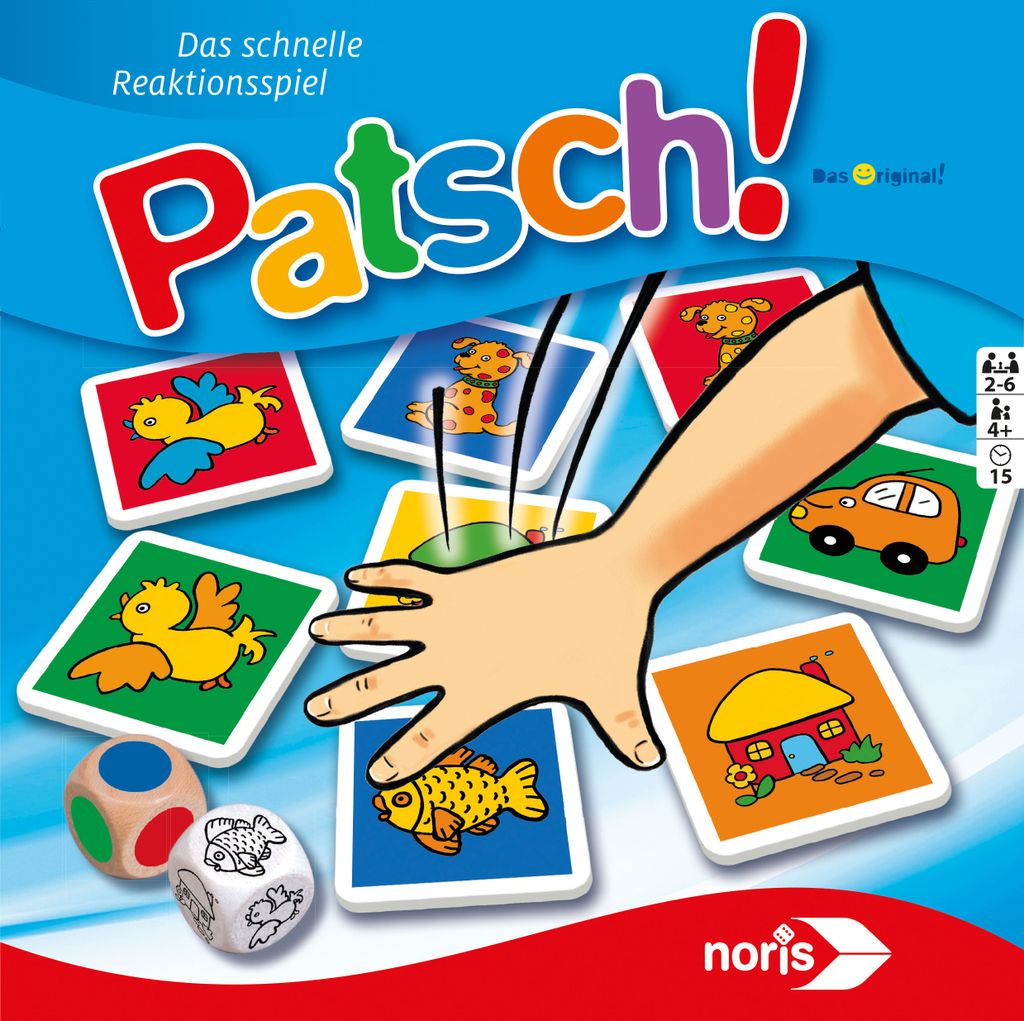 Noris Patsch, Kartenspiel, Reaktionsspiel, Würfelspiel, Immagine del prodotto 