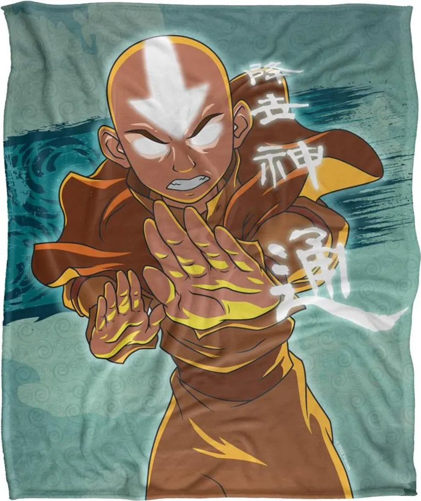 Avatar : The Last Airbender Couverture Anime Soyeux TV24674 Coloré