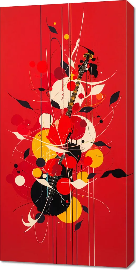 Décoration Murale Image 50 x 100 cm Couleur Mélodique Format Portrait