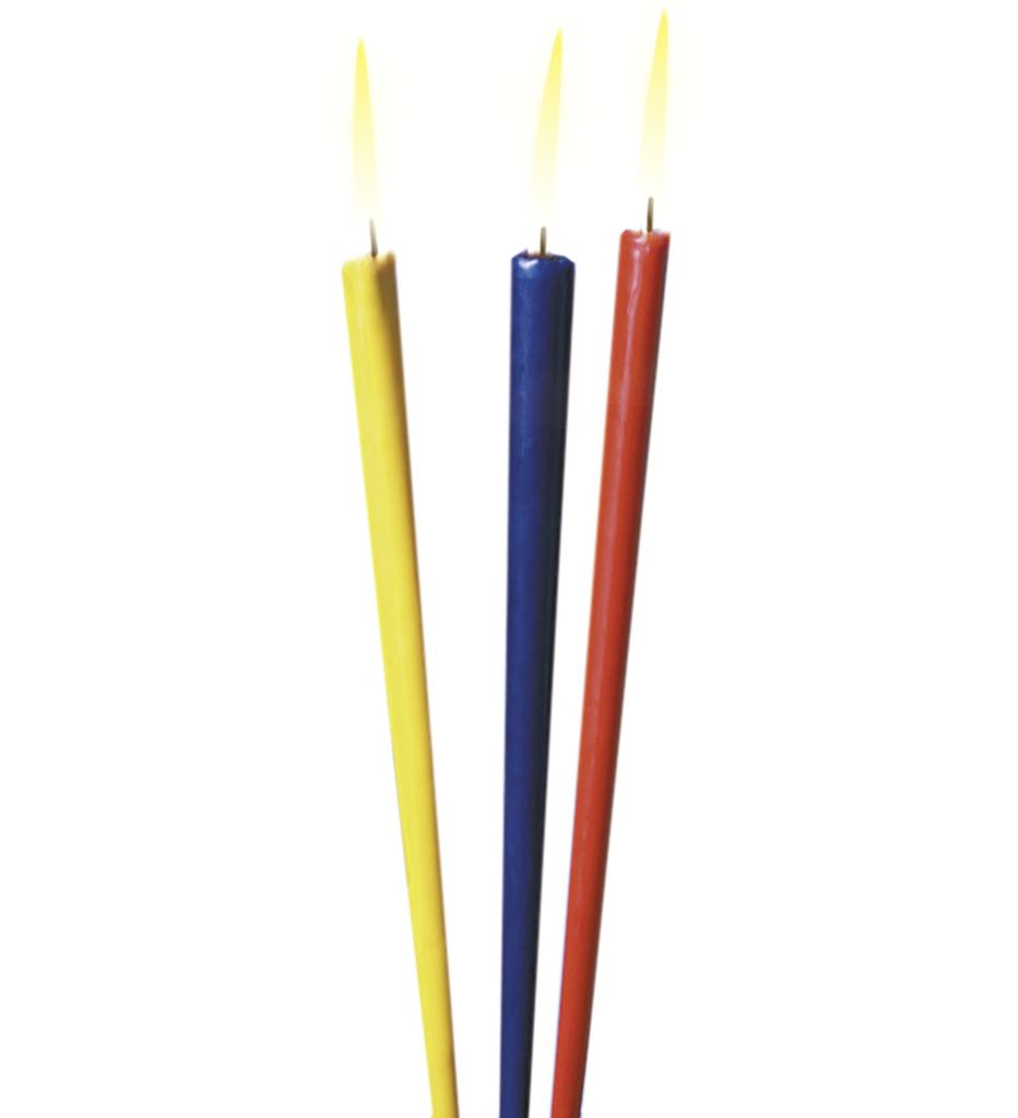 3 Summerfeeling Garten Fackeln Bunt 60cm