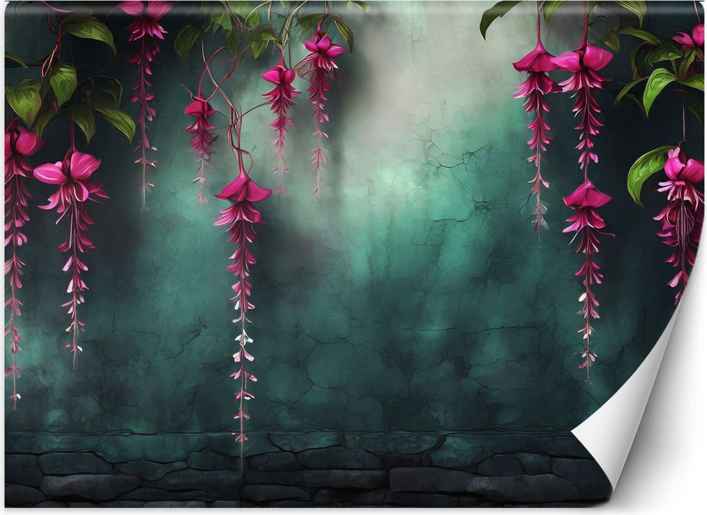 Vlies fototapete Lila Blumen 450x315 cm Feeby Bunt inkl. Kleber einfache Montage