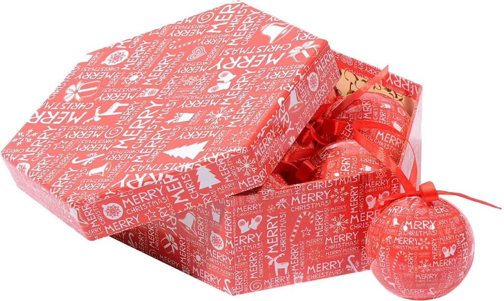 Suspension de Noël Rouge Lubriano - Boule Décorative Haute Qualité