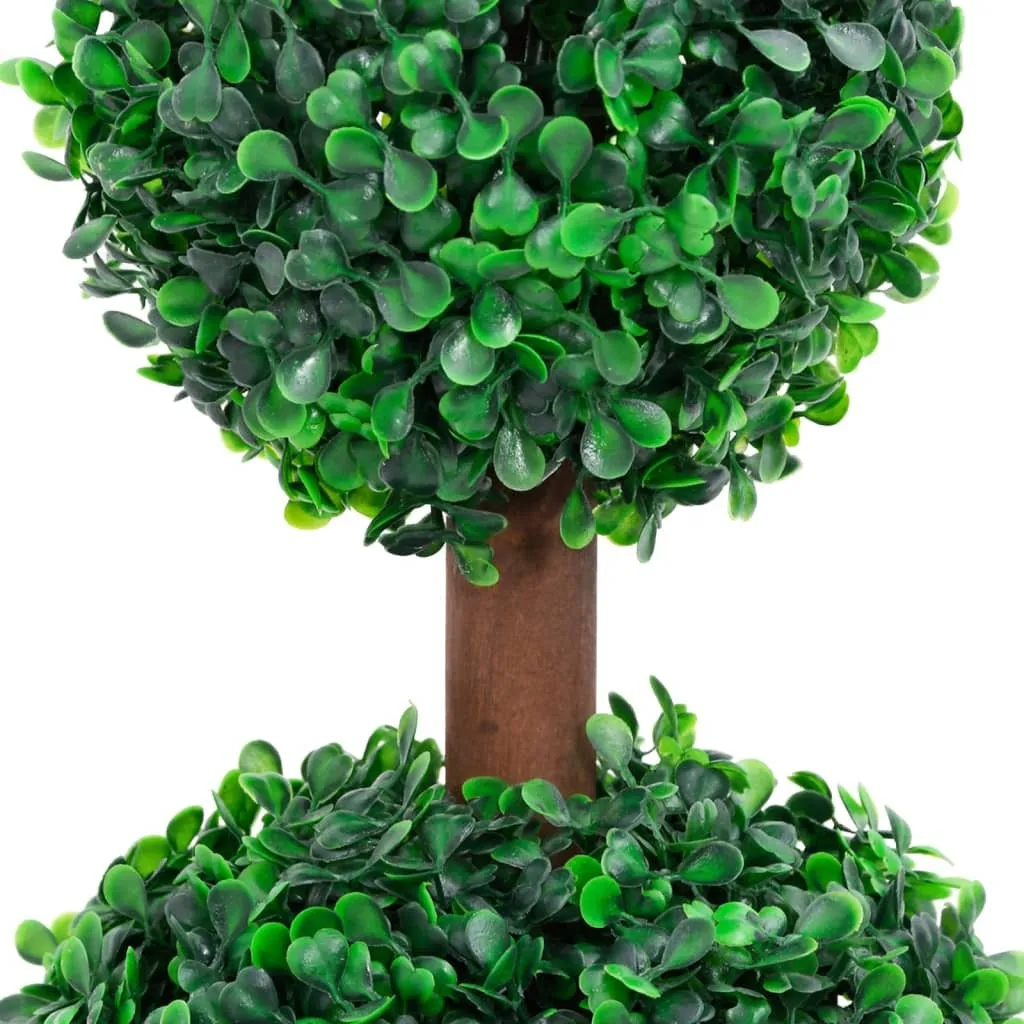 Déco extérieure et intérieure : Buis artificiel boule vert 60 cm - 3