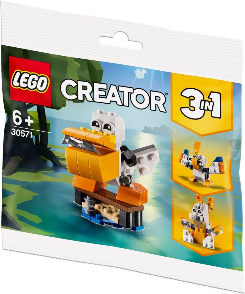 LEGO Creator 3-in-1 Pelican 30571, Bausatz, 6 Jahr(e), Produktbild 