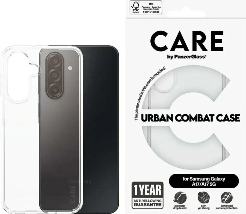 Étui de protection Samsung A17 5G PanzerGlass Urban Combat Antichoc Clair