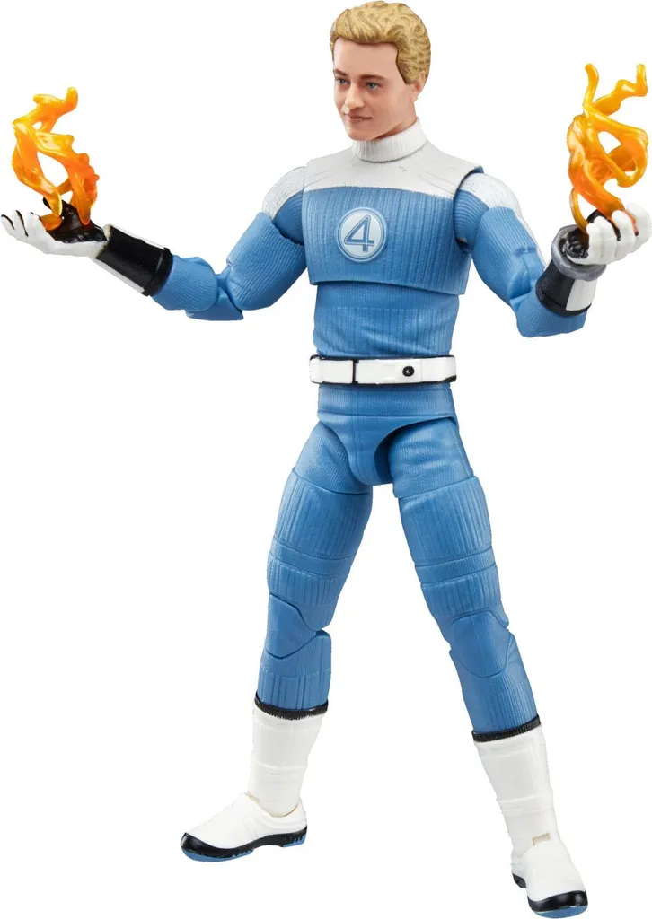 Johnny Storm Hasbro Marvel 15cm - Figurine Articulée avec Effets de Feu - 5