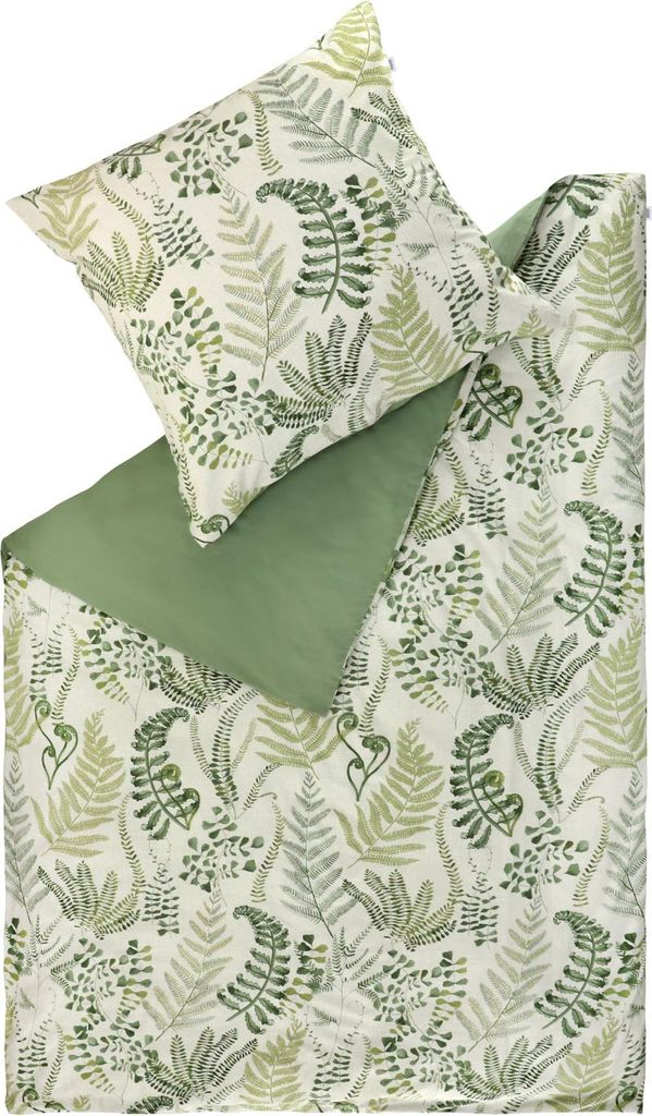 Schöner Wohnen Bettwäsche Viva Farbe grün Größe 155x220+80x80