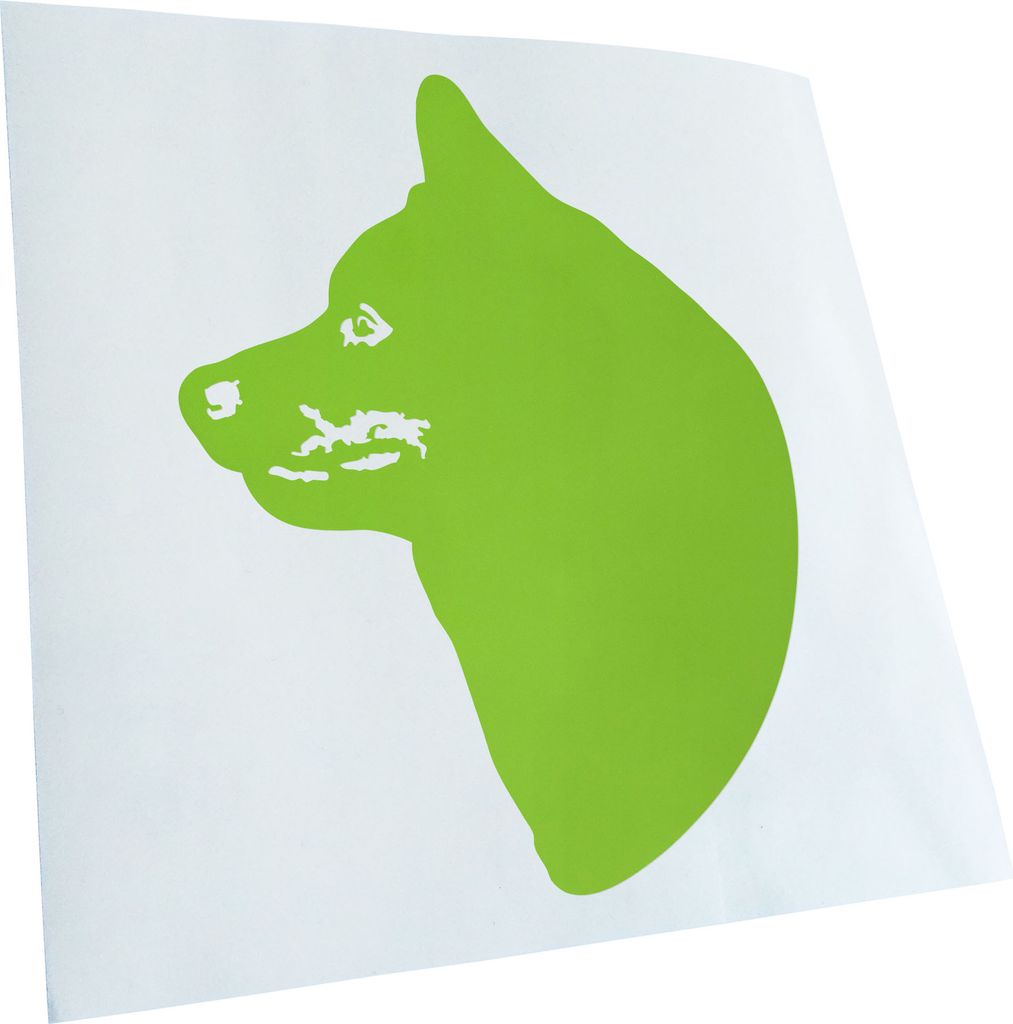 Kiwistar - Autoaufkleber - Schipperke Hund - Lichtblau - 13x10cm - Aufkleber für Auto, Laptop, Fahrrad, LKW, Motorrad mehrfarbig JDM Decal Racing