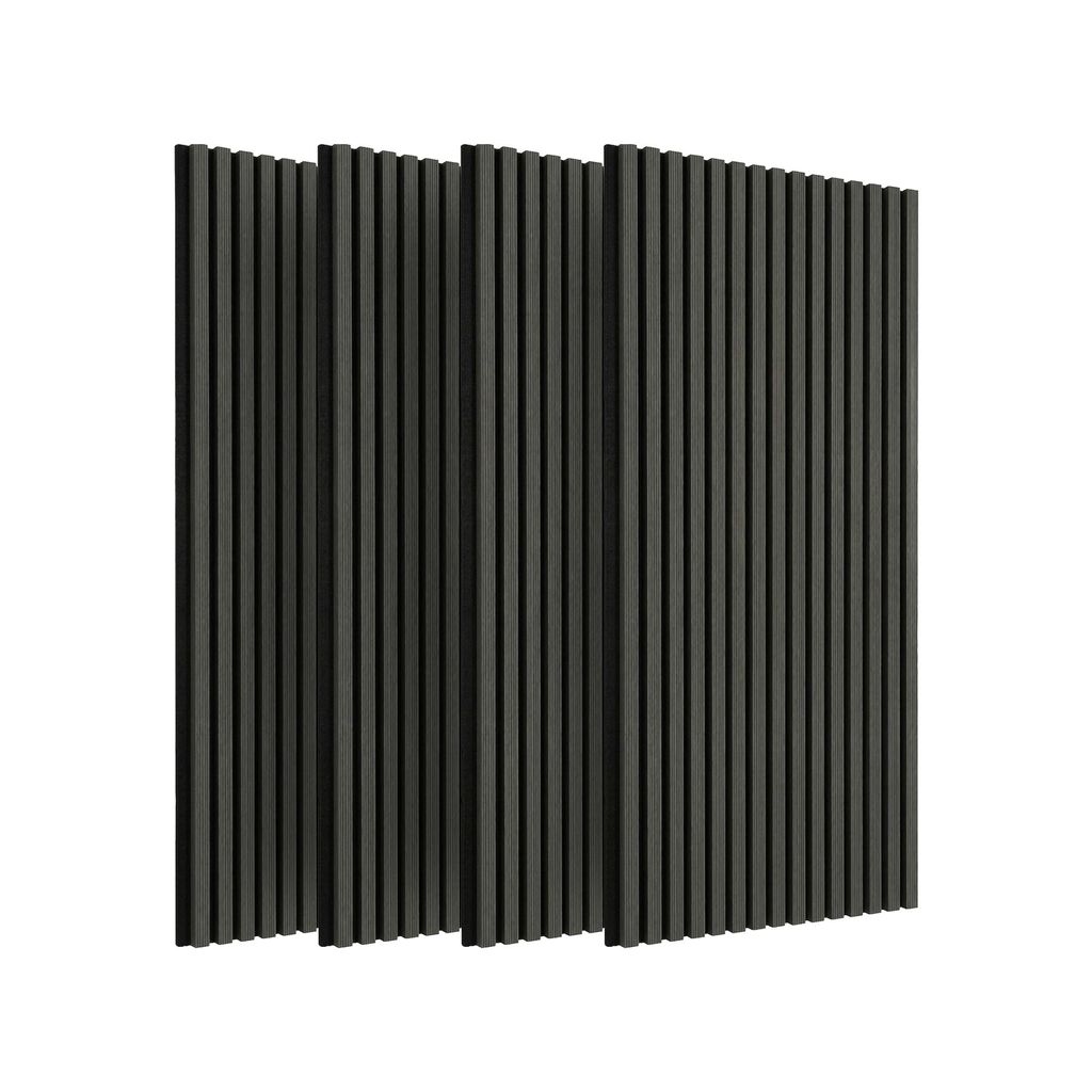 IZODEKOR Akustikpaneele 120x60 cm Dunkelholz 4er Set Produktbild 