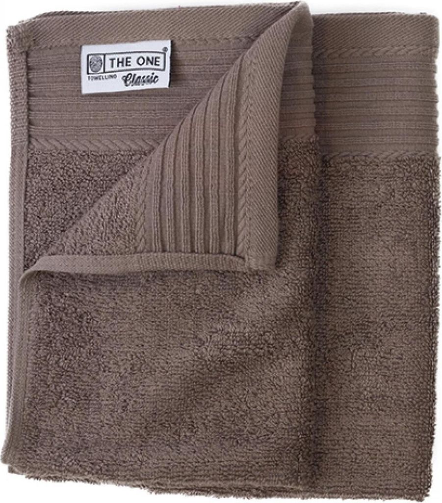 The One Towelling T1-30 | Classic Guest Towel - Gästehandtuch - 30 x 50 cm - Farbe: Taupe - Größe: 30 x 50 cm