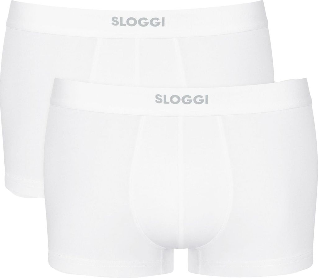 sloggi Herren Retro Pants 2-Pack EVER Ease Hipster - WHITE - Größe XXL