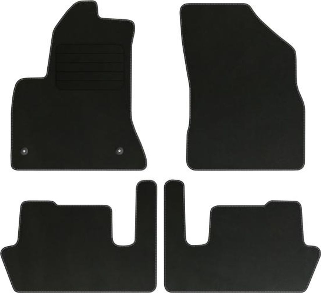 Velours Fußmatten für Citroen C4 Picasso I Bj. 2006 - 2013 Neu Passform BASIC