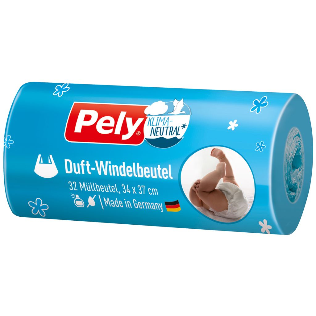 Sáčky na pleny s vůní Pely klima neutralizované s uchem na Obrázek produktu 