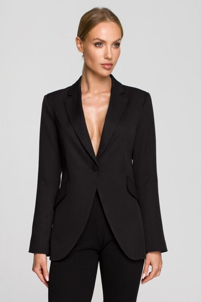 Made of Emotion Damen-Blazer Lorri M701 schwarz XXL
