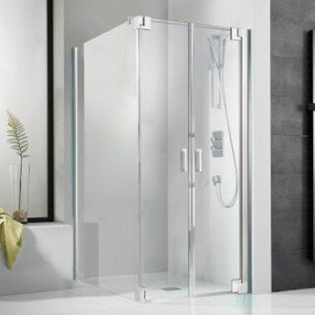 HSK 2197140-41-500 K2P Seitenwand zu Pendeltür 1400x2000mm Chromoptik Klar Hell mit Edelglasbeschichtung