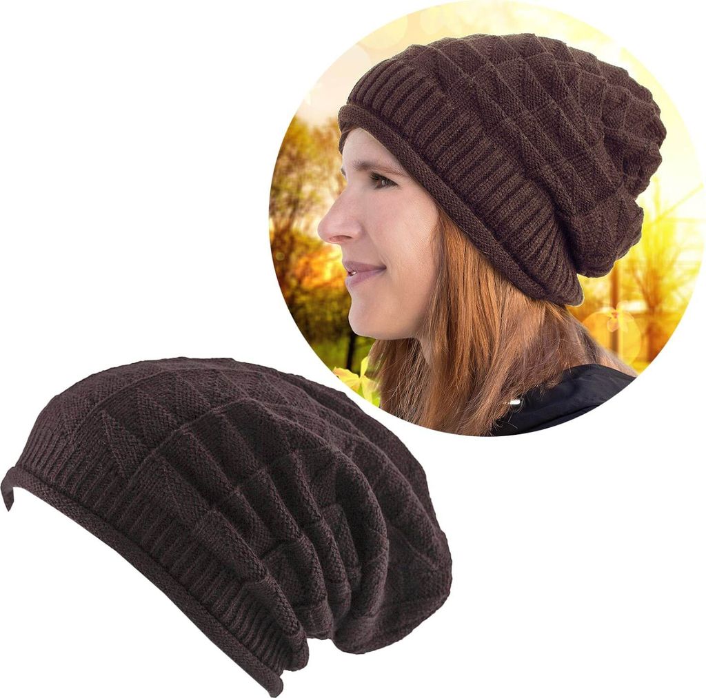 Oblique Unique Long Beanie Mütze XXL Damen Herren Kinder Produktbild 