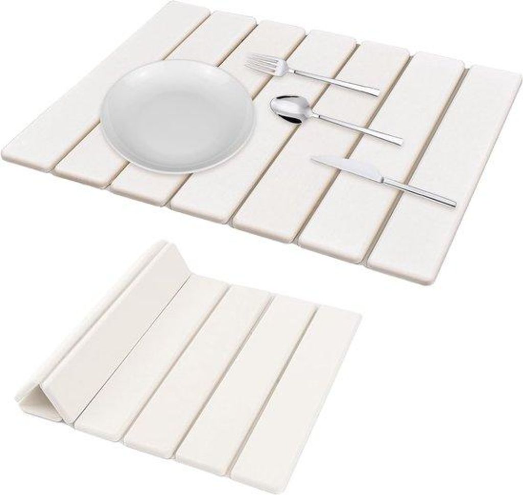 Tapis de cuisine en pierre - 40 × 30 cm - Anti-mousse - Image du produit 
