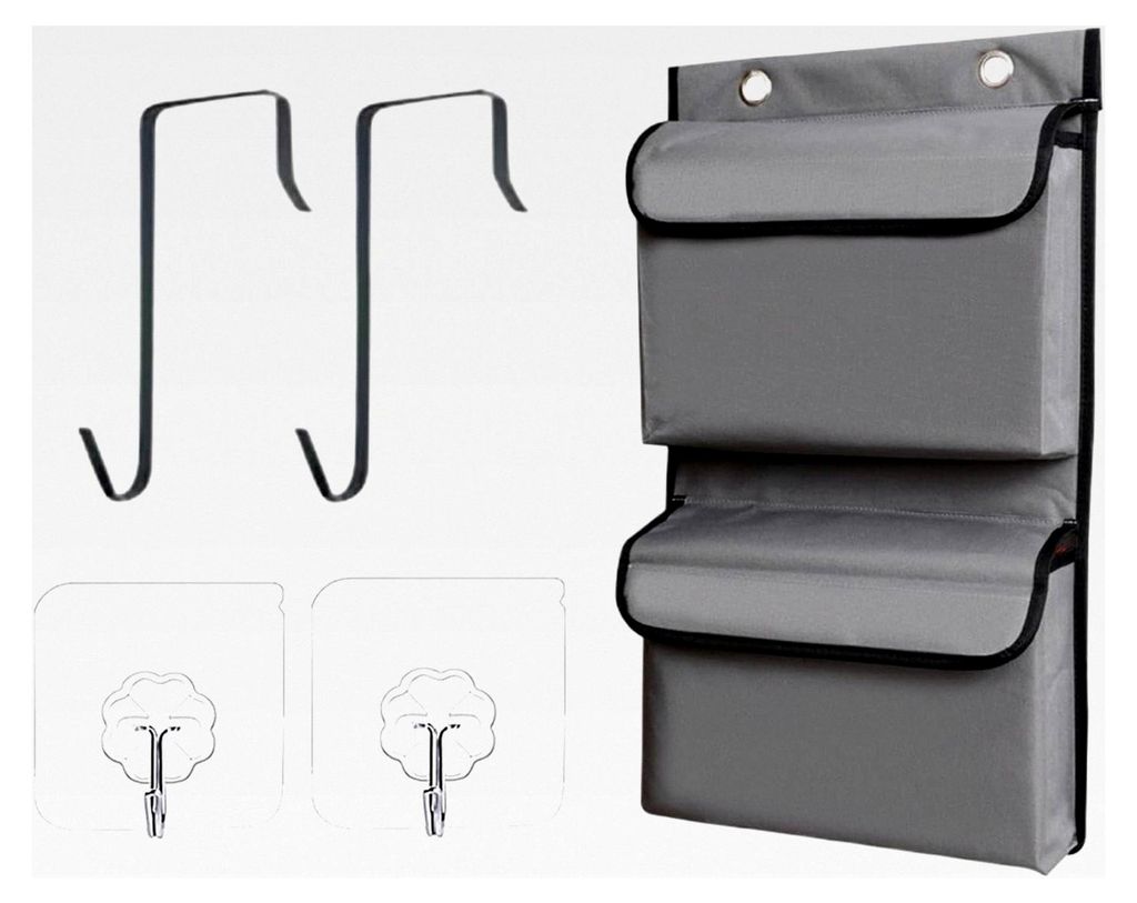 Aufbewahrung Hinter Der Tür - Oxford-Stoff Türorganizer, platzsparender Stoffkorb, wasserdichte Aufbewahrung für Küche, Bad und Kleiderschrank