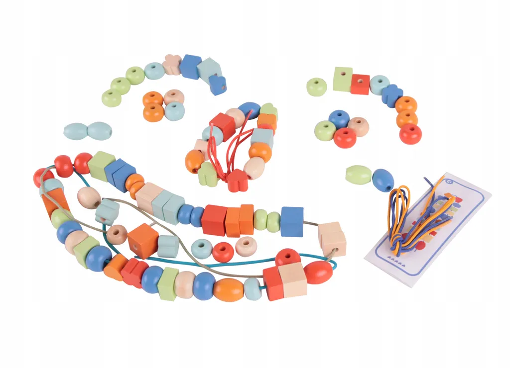 Perles en bois Classic World 96 pcs : Finie la maladresse des doigts