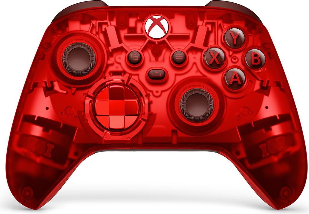 Microsoft Xbox Wireless Controller – Pulse Cipher Sonderedition Rot Bluetooth Gamepad Analog, Digital Xbox Series S, Android, Xbox Series X, iOS, PC
