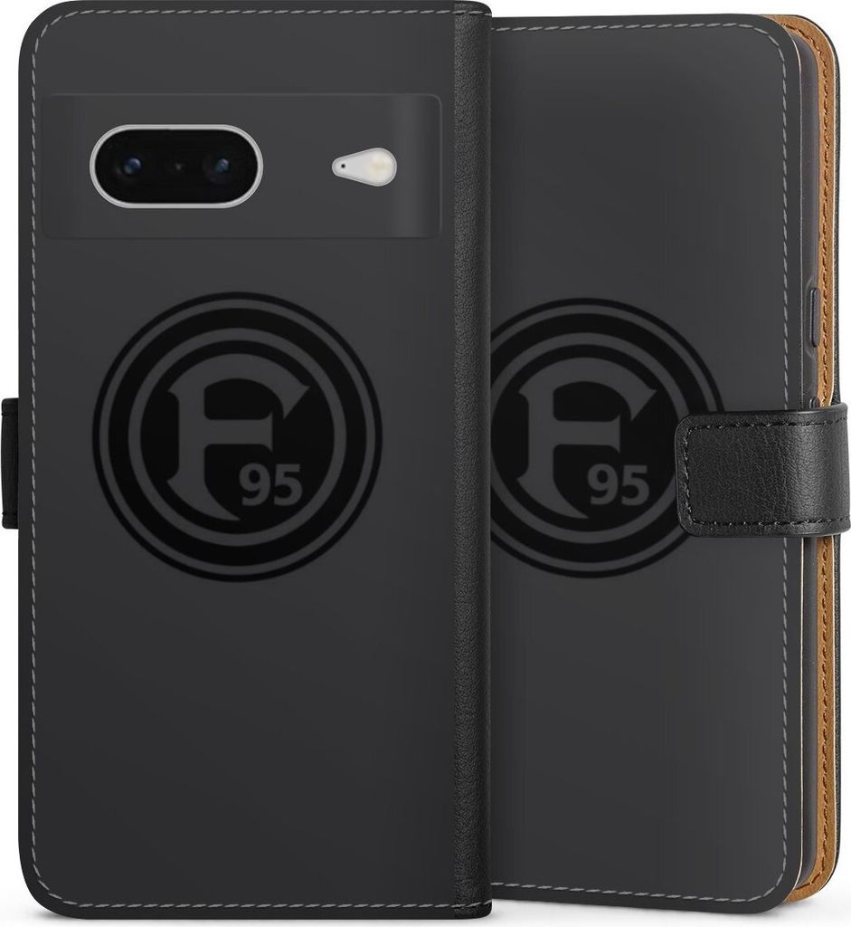 DeinDesign Klapphülle für Google Pixel 7 Handytasche Lederhülle Tasche F95 Fortuna Düsseldorf Logo