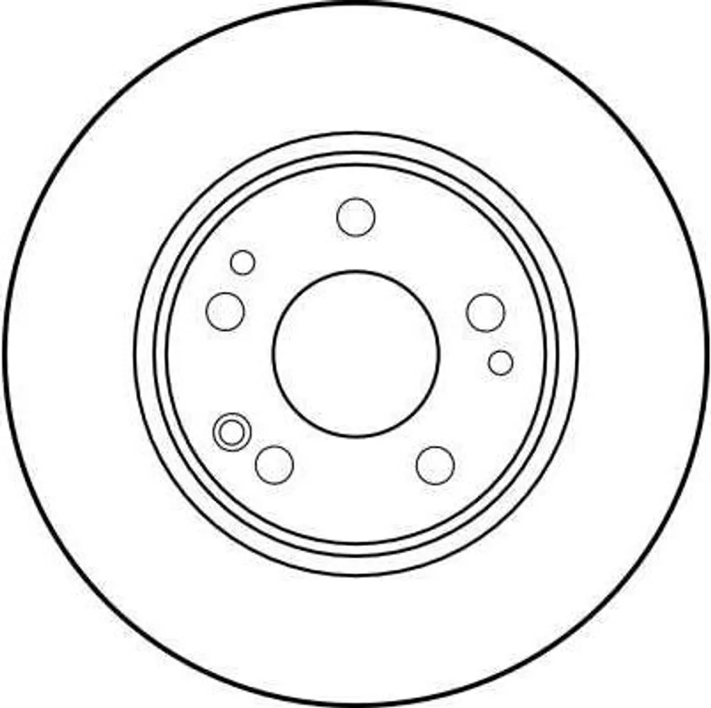 Disque de frein arrière pour Mercedes Classe E OE 1244211312 TRW DF1581