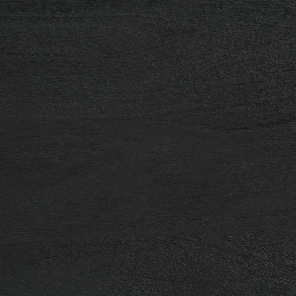 Buffet bas noir en bois composite résistant avec étagères spacieuses - 9