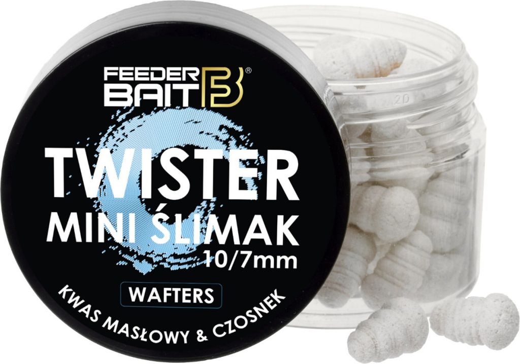 Wafters Feeder Bait Twister Mini Schnecke 10/7mm - Tintenfisch/Krill