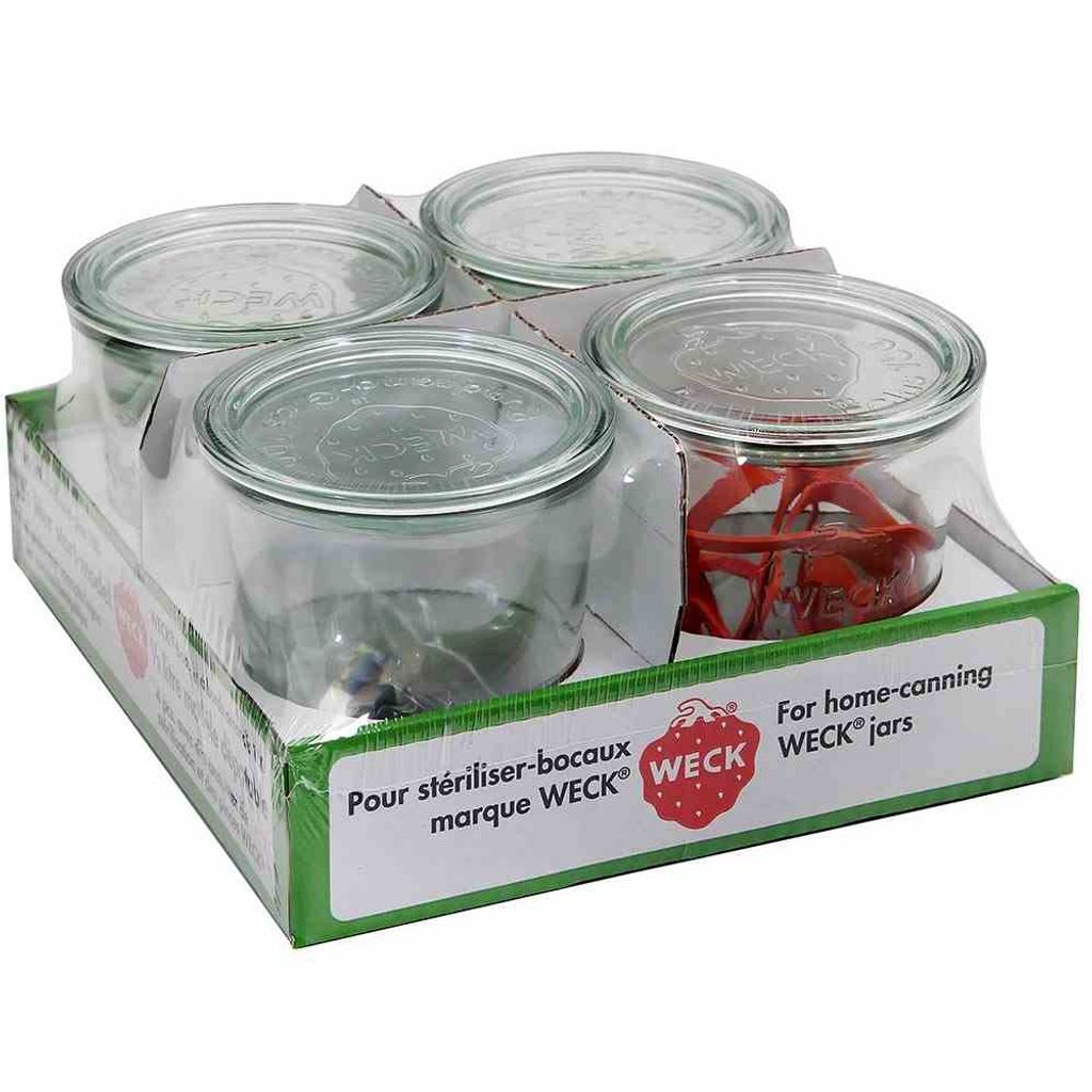 WECK Sturzglas 0,5l 4er Pack