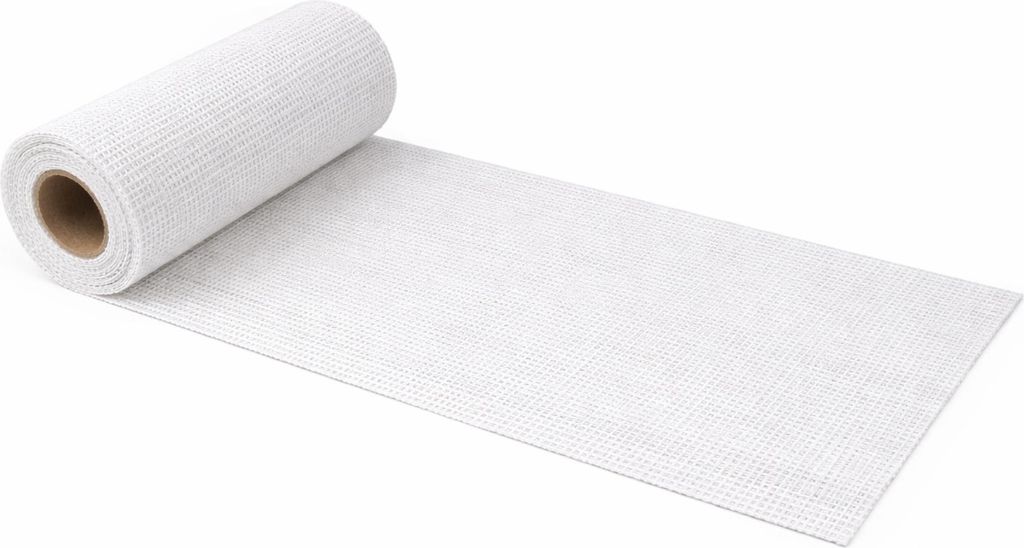 G.schmückt Tischläufer Leinenoptik, Tischband auf Rolle zuschneidbar, Festliche Tischdeko für Hochzeit, Kommunion & Geburtstag Weiß 10m x 30cm