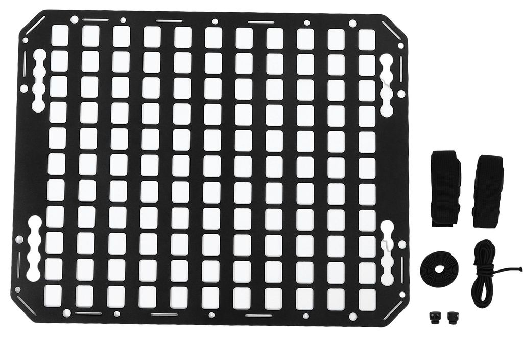 LKW-Ladefläche, Molle-Panel, Aluminium, 18,27 x 22,99 x 0,08 Zoll, Frachtaufbewahrung, Organizer, Werkzeugregal für Limousinen, SUVs, Pickups, LK...