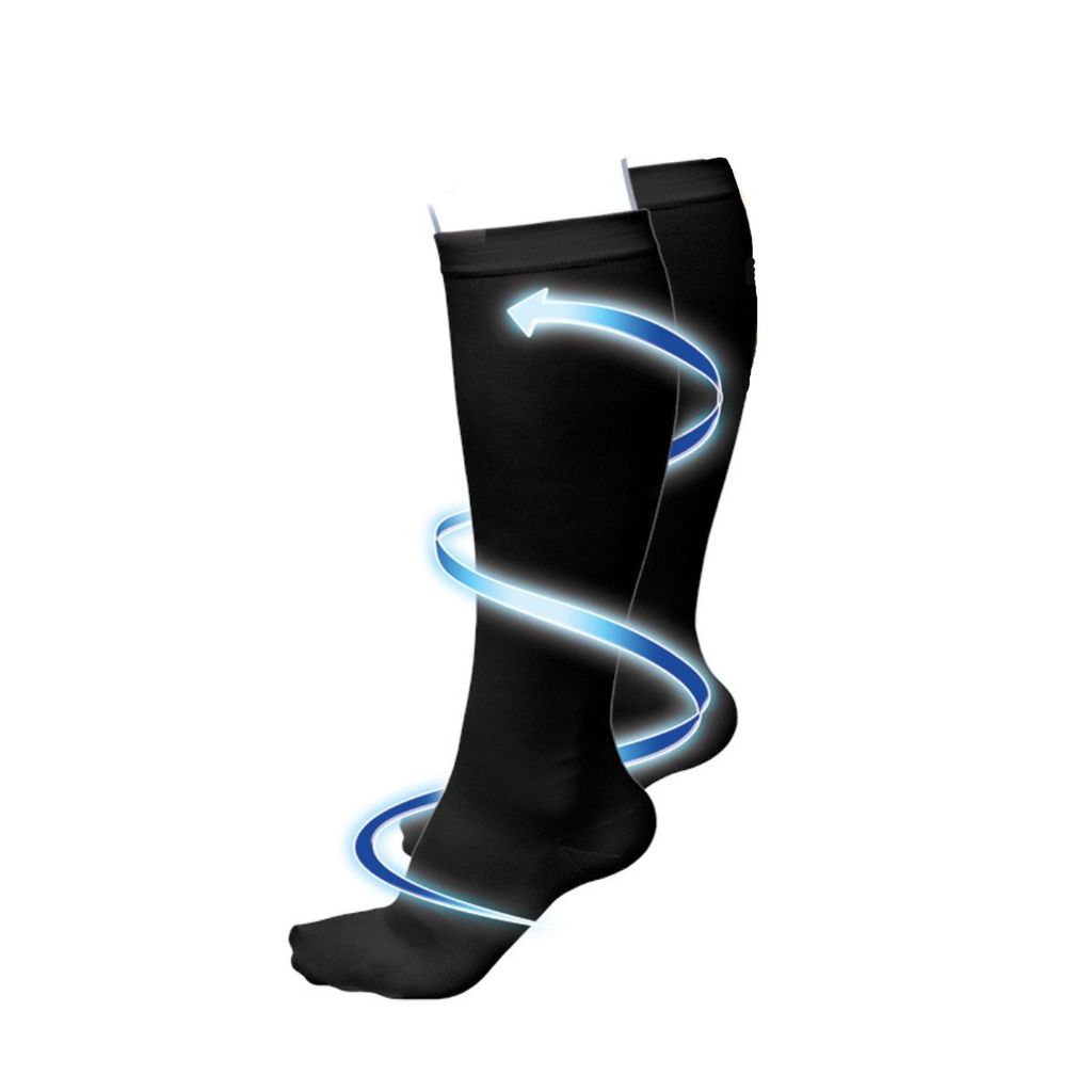 Miracle Socks - Compressiekousen - Schwarz S/m
