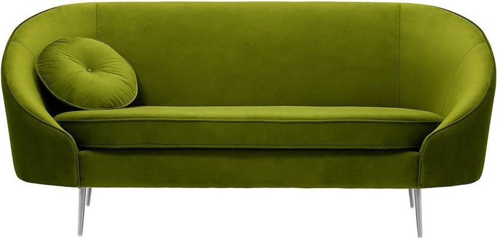 2,5-Sitzer Sofa Kooper-Velluto 9-Standard piping-chrome metal
