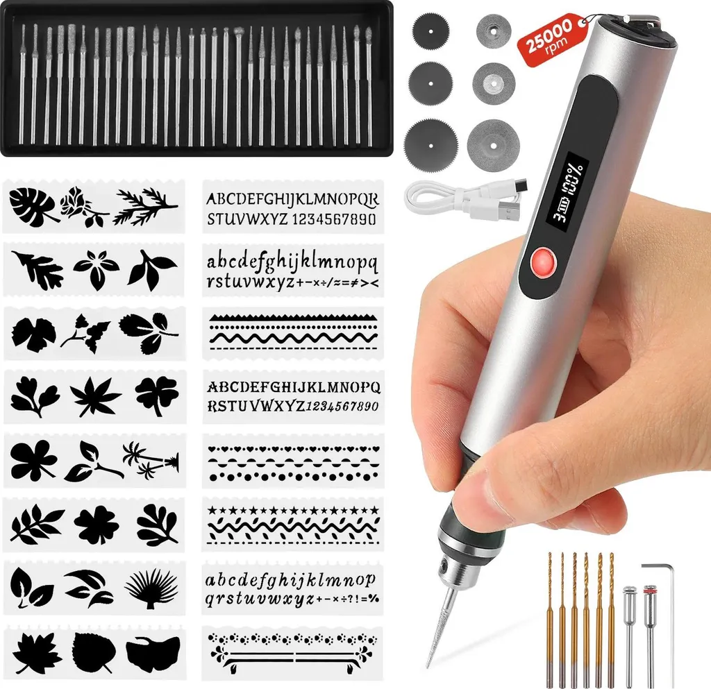 Crayon graveur pour personnalisation de bijoux et objets en verre