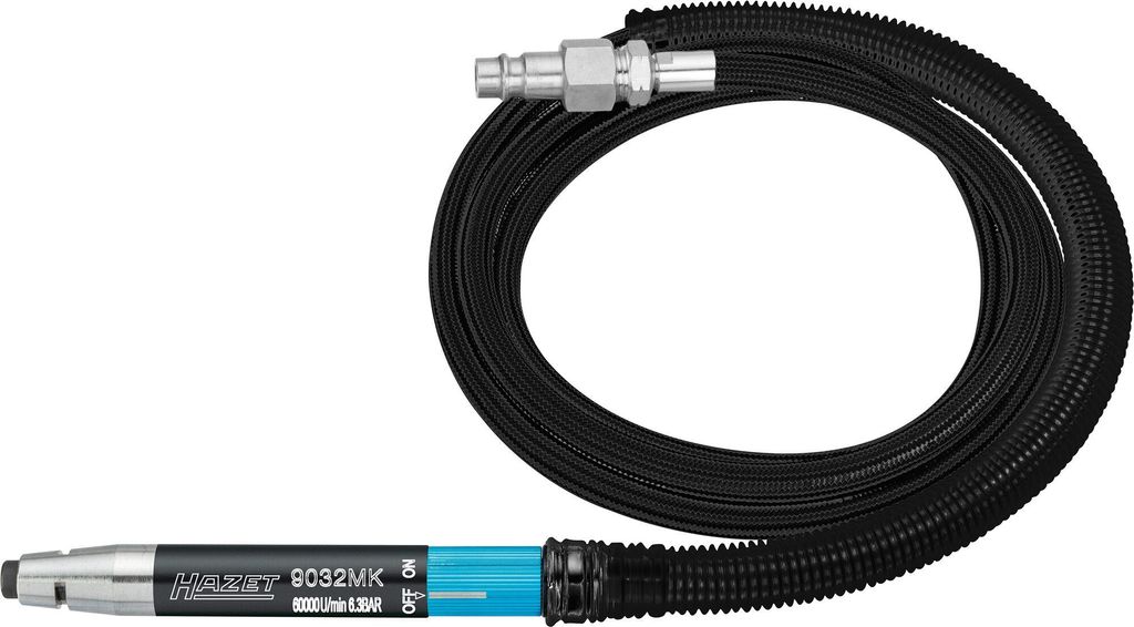 HAZET Mikro-Stabschleifer, Länge 131,5 mm, hohe Standzeit, 190 Watt, 9032MK